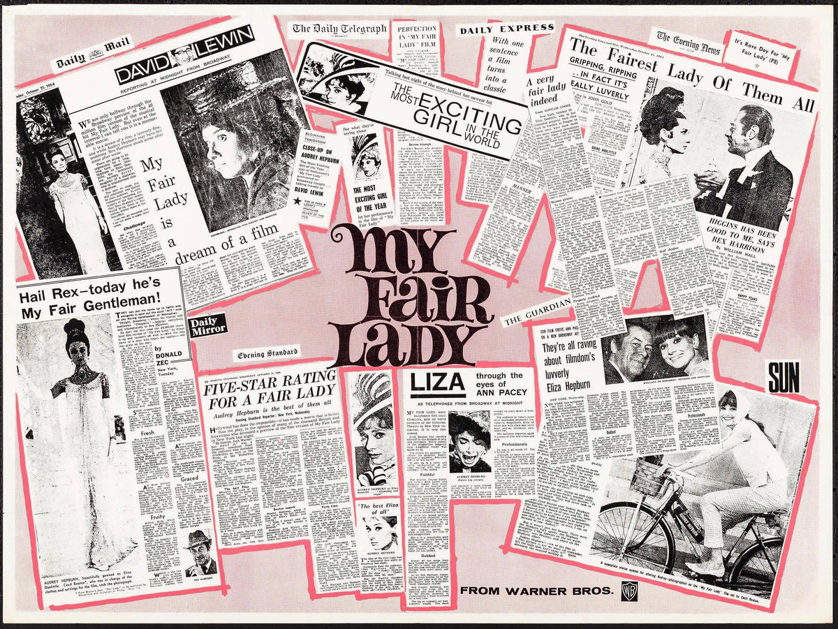 My Fair Lady Original Vintage Movie Poster