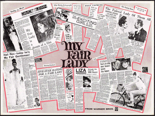My Fair Lady Original Vintage Movie Poster