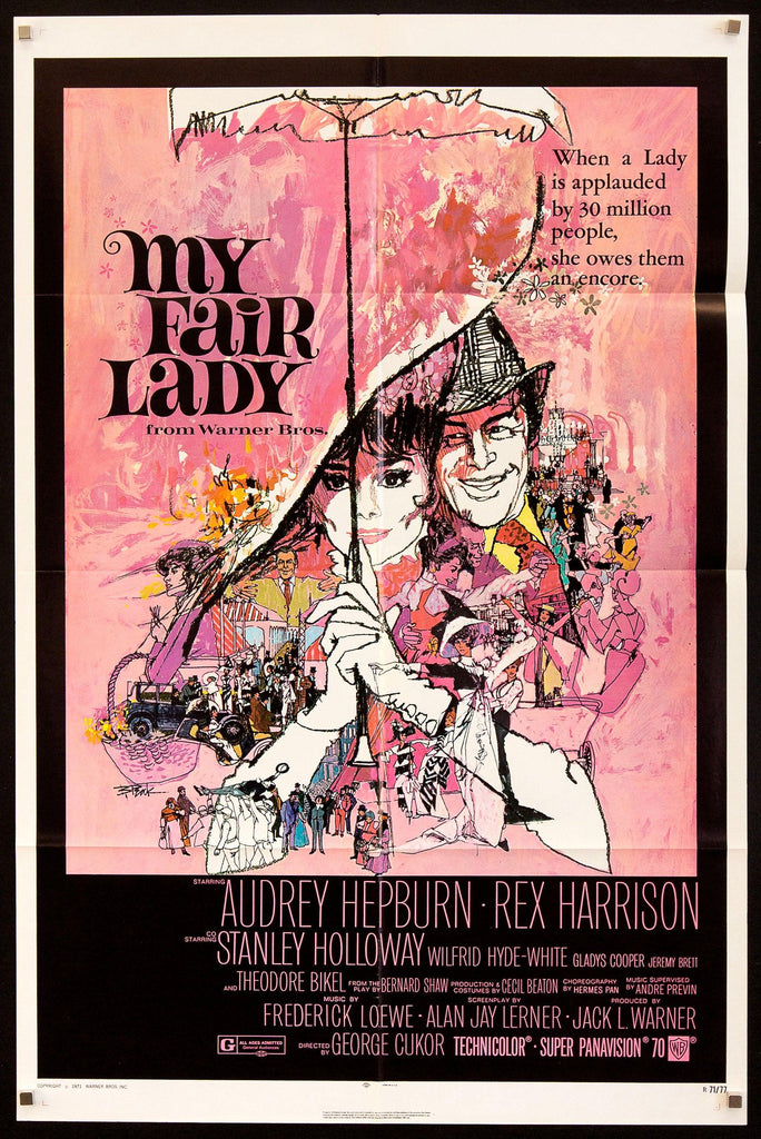 My Fair Lady Original Vintage Movie Poster