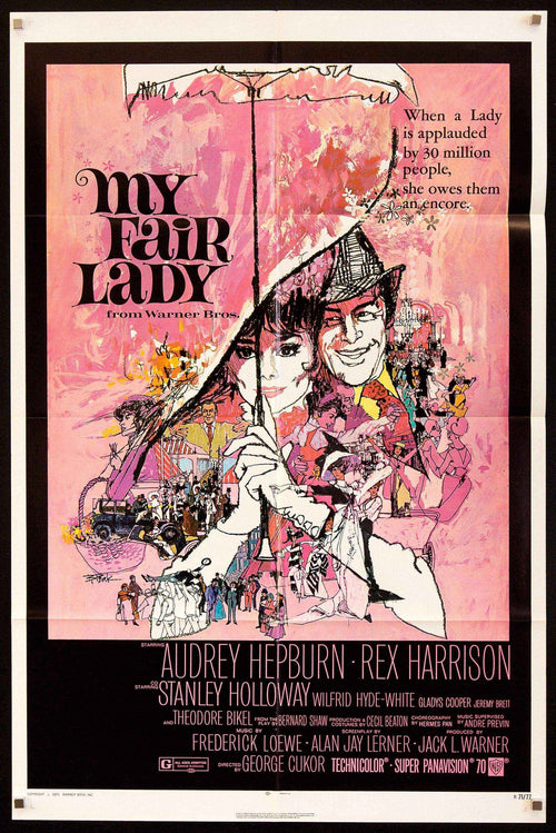My Fair Lady Original Vintage Movie Poster