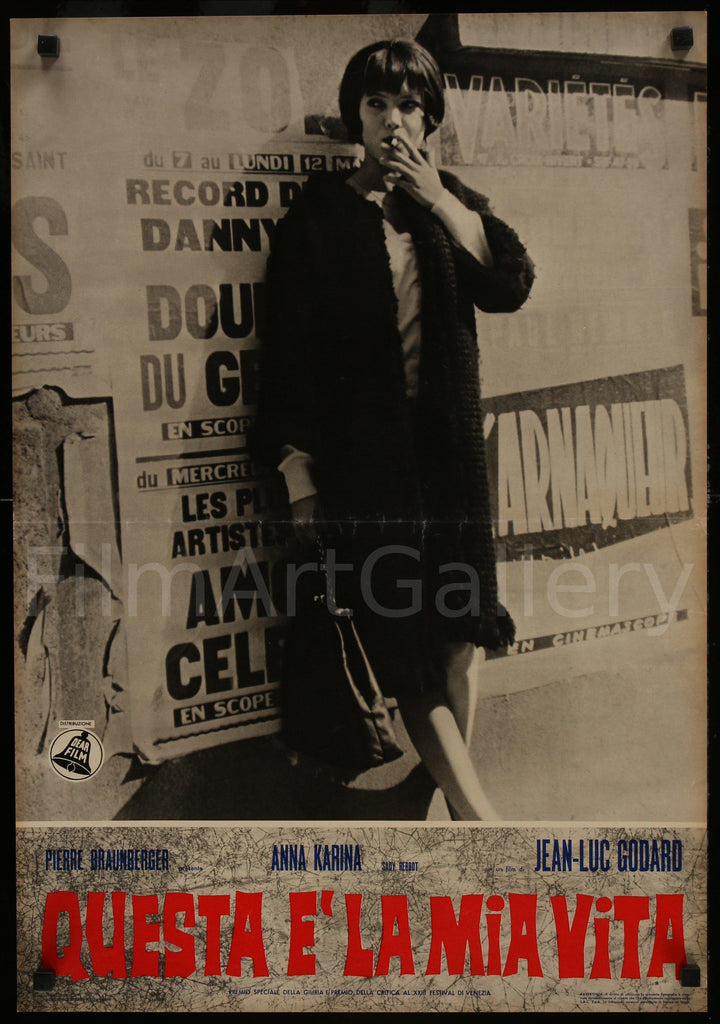 My Life to Live (Vivre Sa Vie) Original Vintage Movie Poster