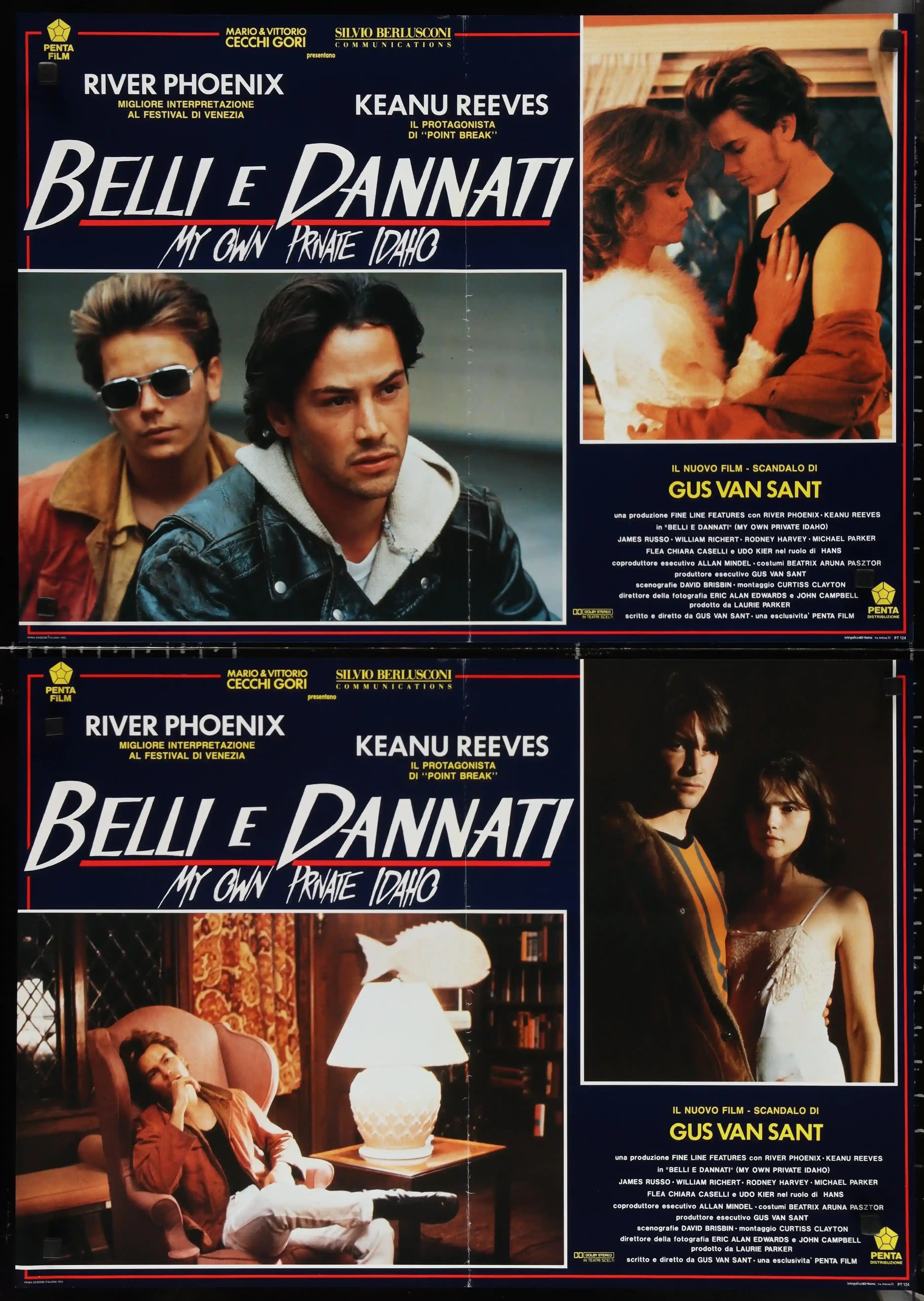 My Own Private Idaho Movie Poster 1992 Italian Photobusta (18x26)