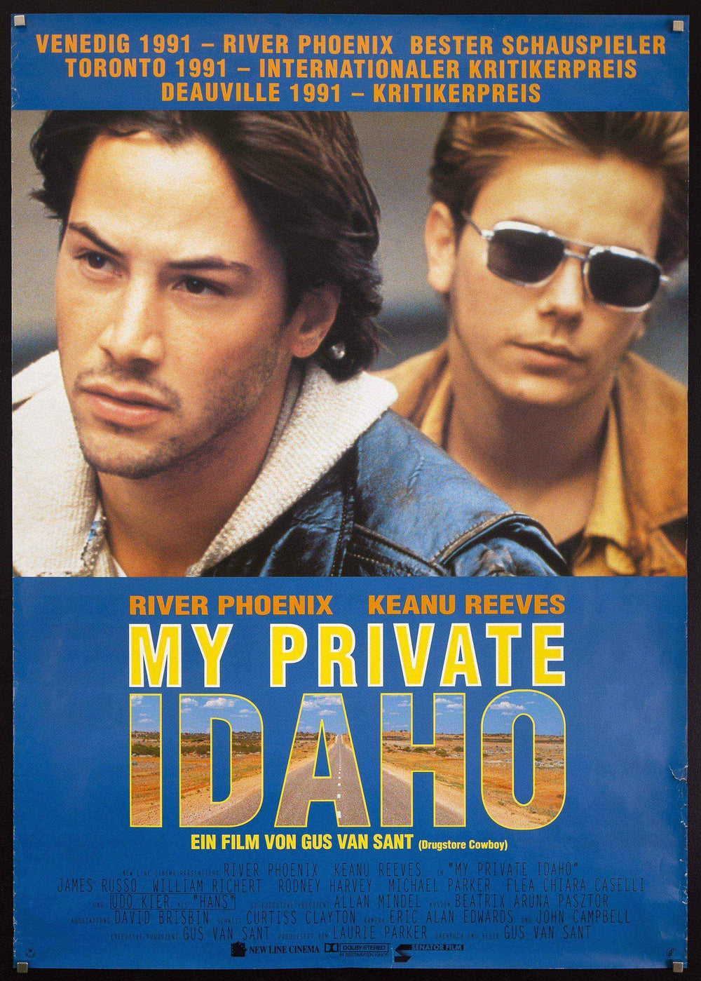 My Own Private Idaho Original Vintage Movie Poster