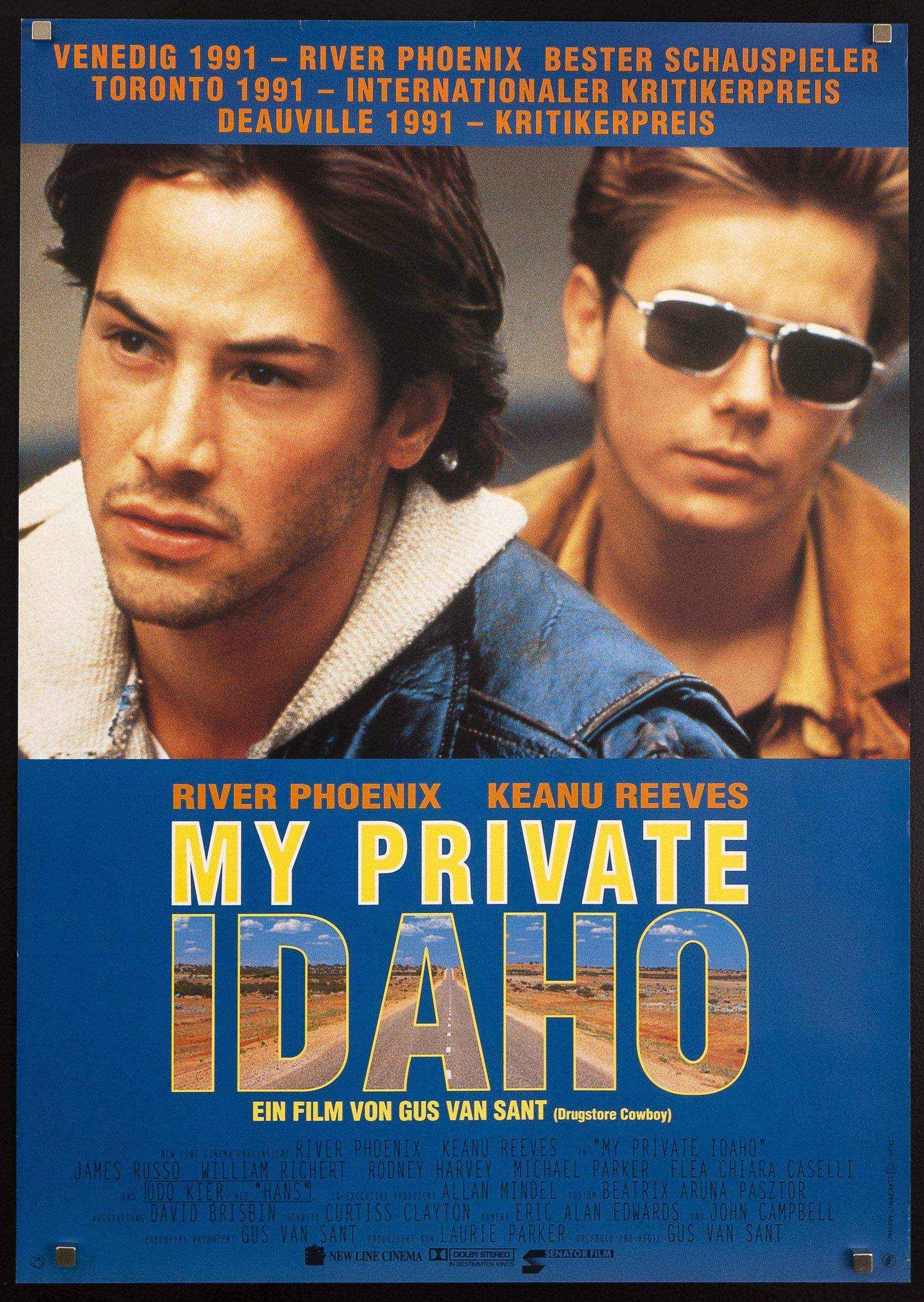River Phoenix And Keanu Reeves In My Own Private Idaho (1991) In Late 1990, Keanu Reeves Rode His Motorcycle From Canada To Gainesville, Florida, To Hand-deliver A Copy Of The Script To - Foto 13
