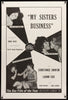 My Sister's Business Original Vintage Movie Poster