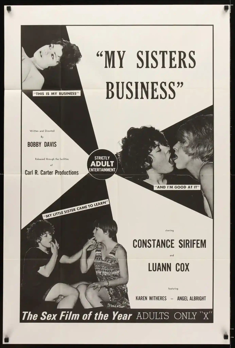 My Sister's Business Original Vintage Movie Poster
