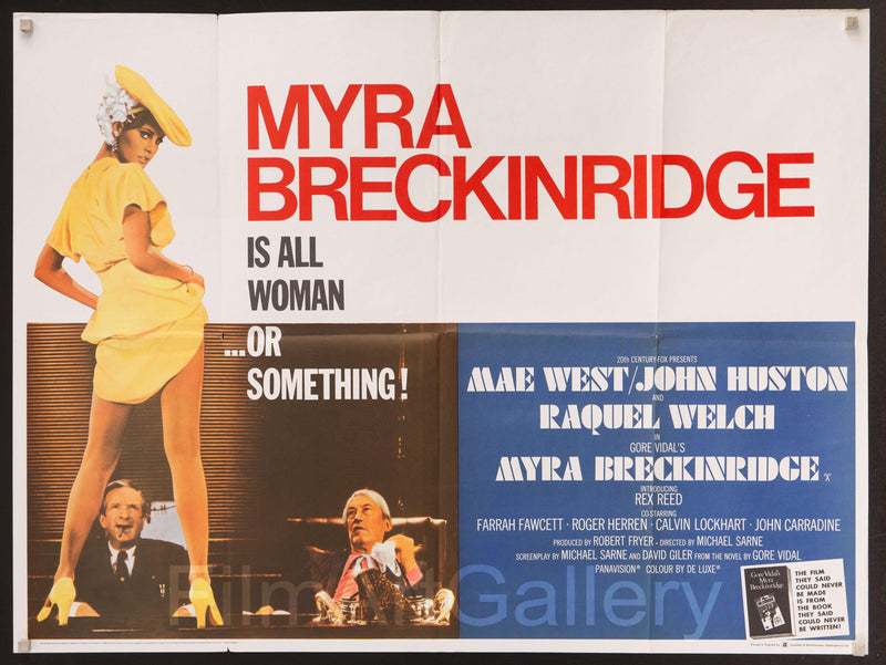 Myra Breckinridge British Quad (30x40) Original Vintage Movie Poster
