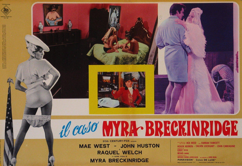Myra Breckinridge Italian Photobusta (18x26) Original Vintage Movie Poster