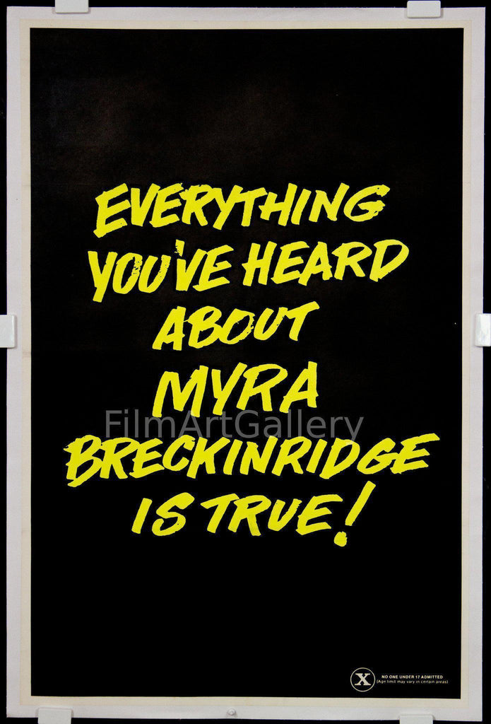 Myra Breckinridge Original Vintage Movie Poster
