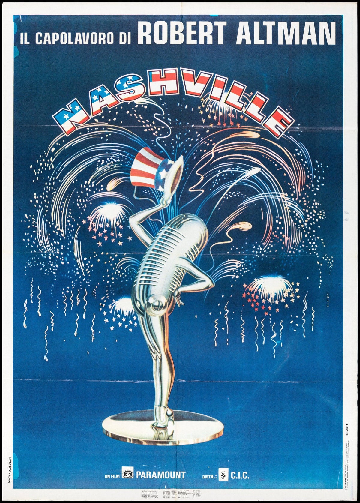 Nashville Italian 2 Foglio (39x55) Original Vintage Movie Poster