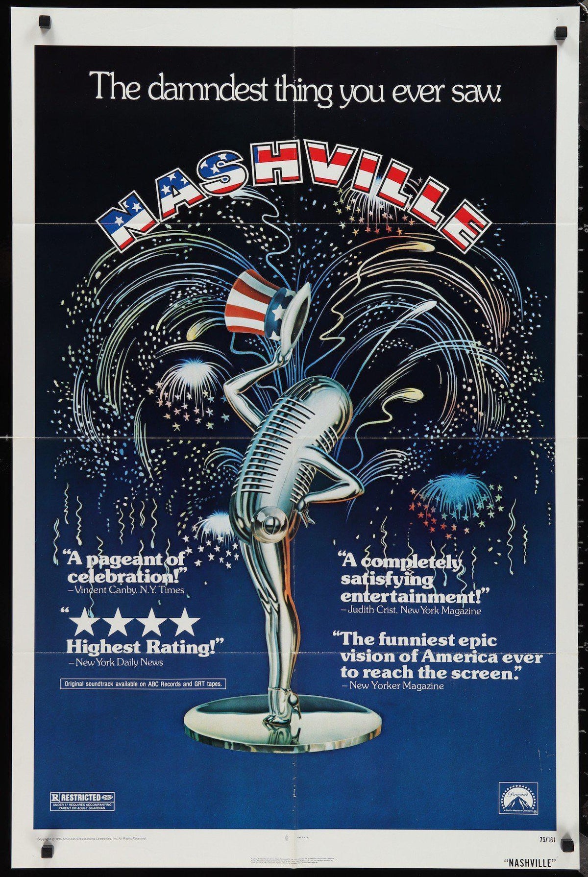 Nashville Original Vintage Movie Poster