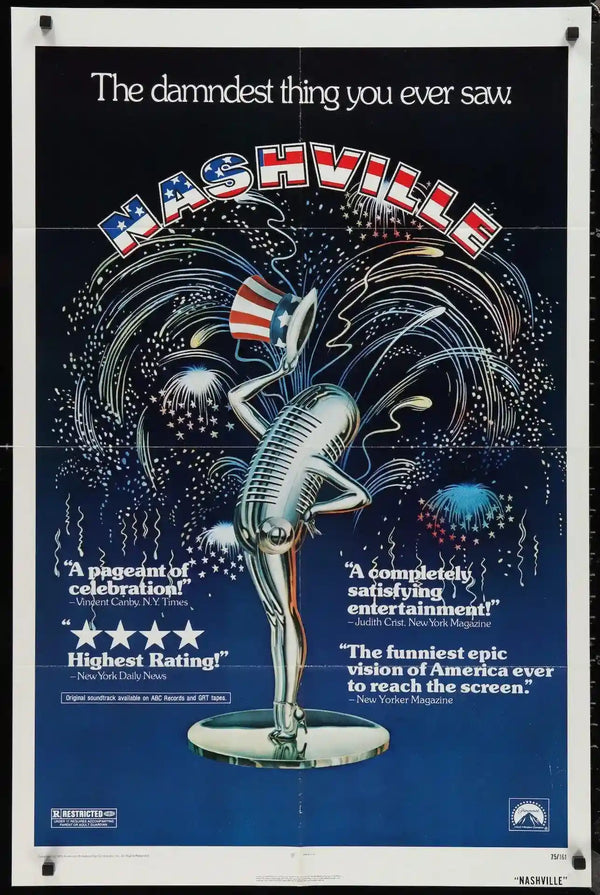 Nashville Movie Poster 1975 1 Sheet (27x41)