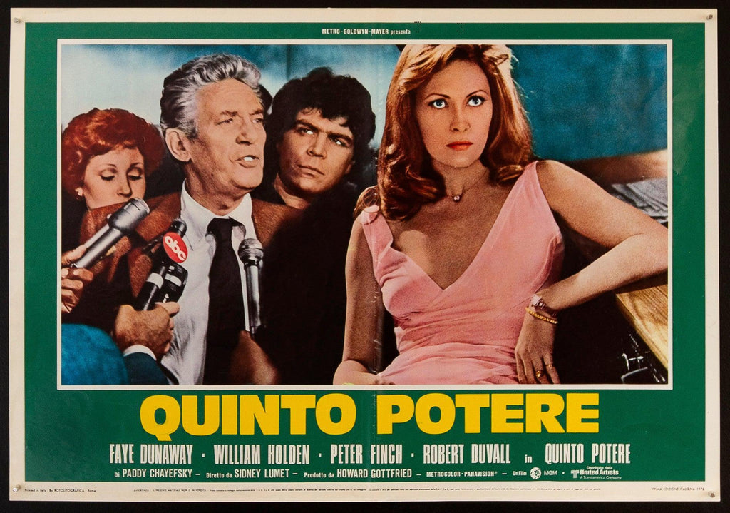 Network Italian Photobusta (18x26) Original Vintage Movie Poster