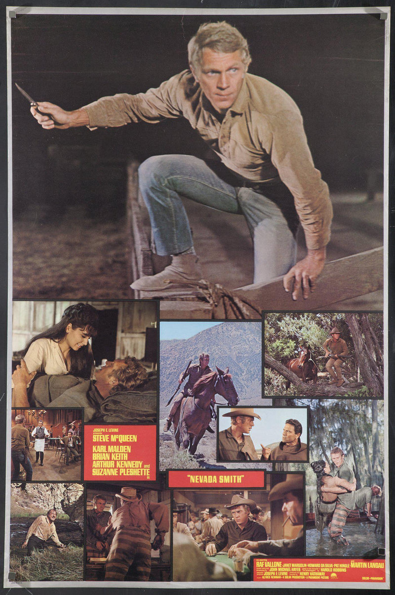 Nevada Smith 1 Sheet (27x41) Original Vintage Movie Poster