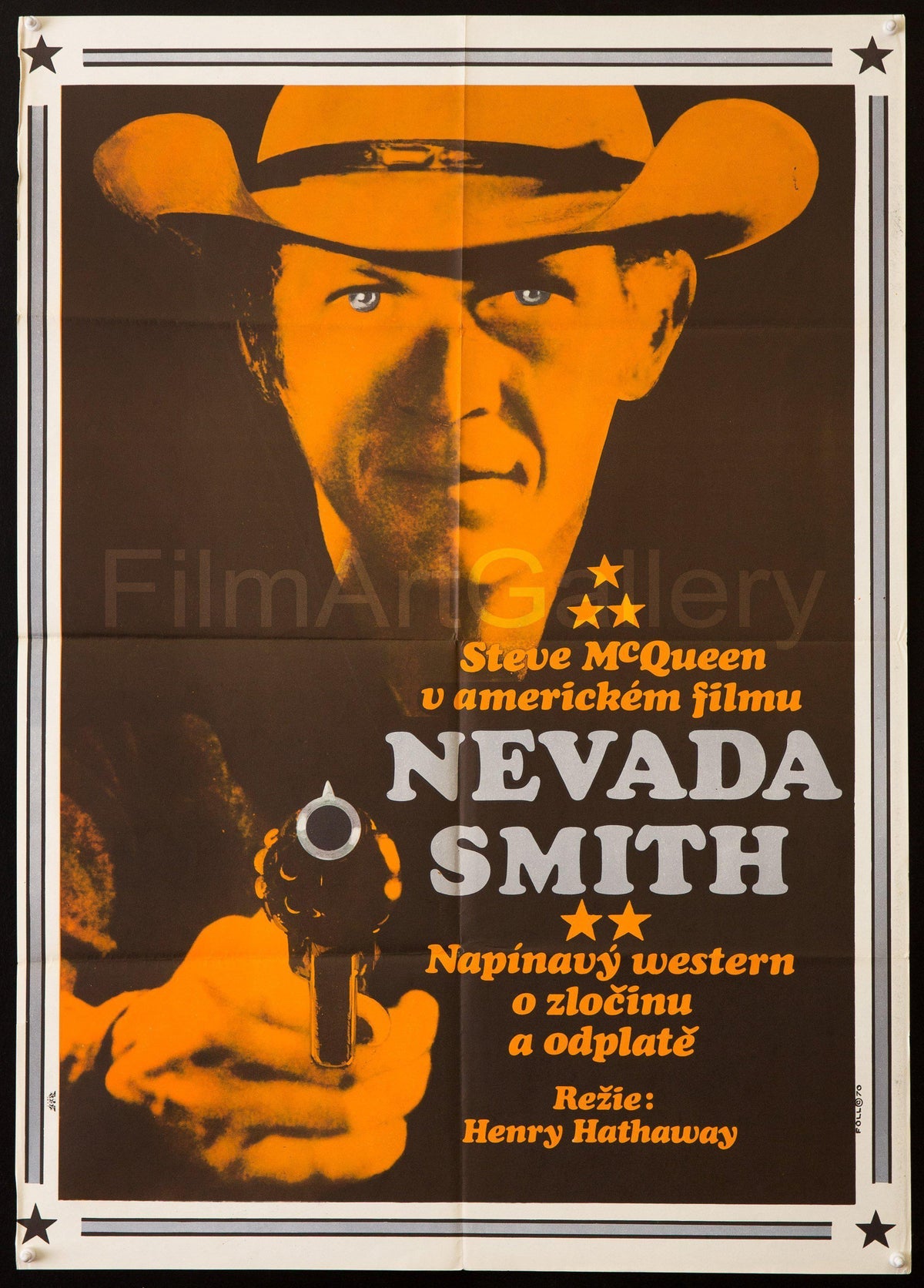 Nevada Smith Original Vintage Movie Poster