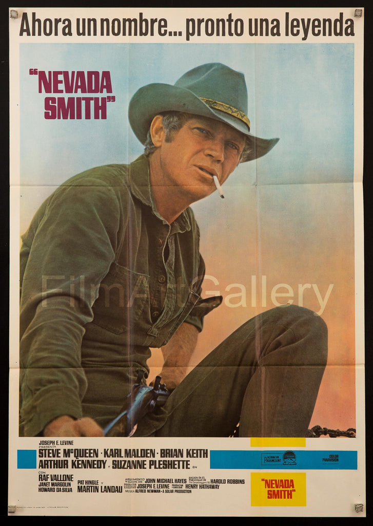 Nevada Smith Original Vintage Movie Poster
