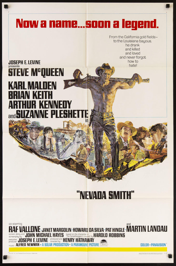 Nevada Smith Original Vintage Movie Poster