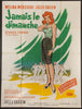 Never On Sunday Original Vintage Movie Poster