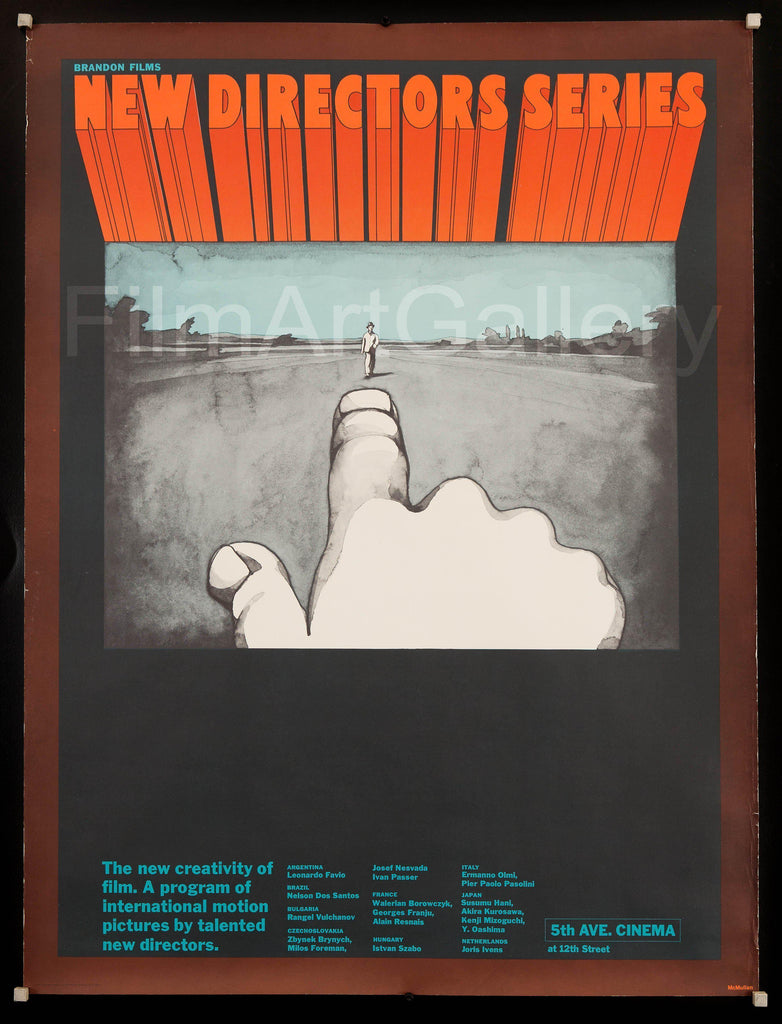 New Directors Series Original Vintage Movie Poster