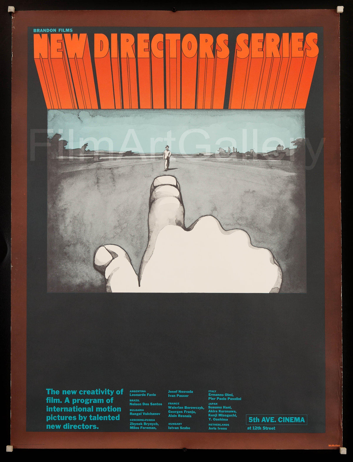 New Directors Series Original Vintage Movie Poster