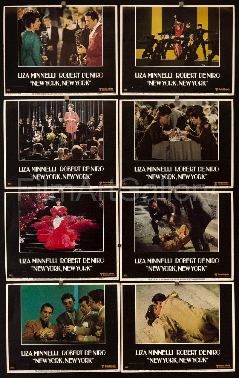 New York, New York Lobby Card Set (8-11x14) Original Vintage Movie Poster