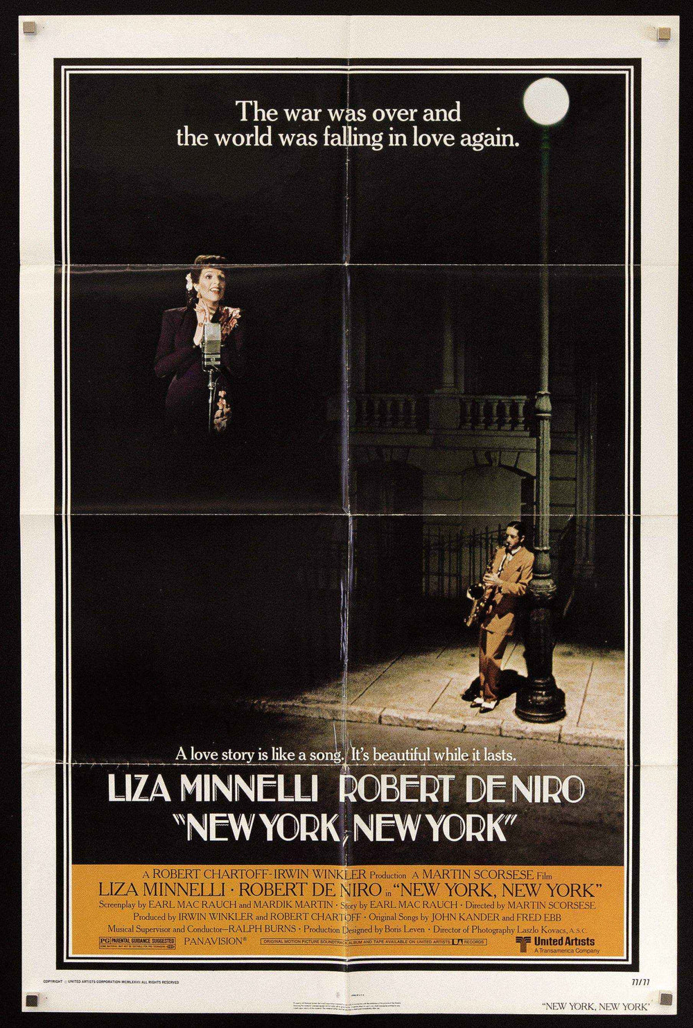 New York, New York Original Vintage Movie Poster
