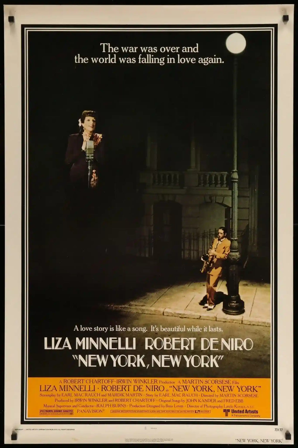 New York, New York Original Vintage Movie Poster
