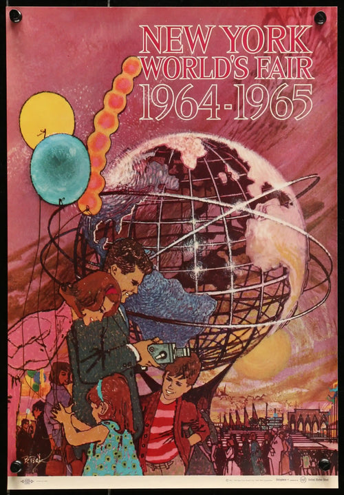 New York World's Fair Original Vintage Movie Poster