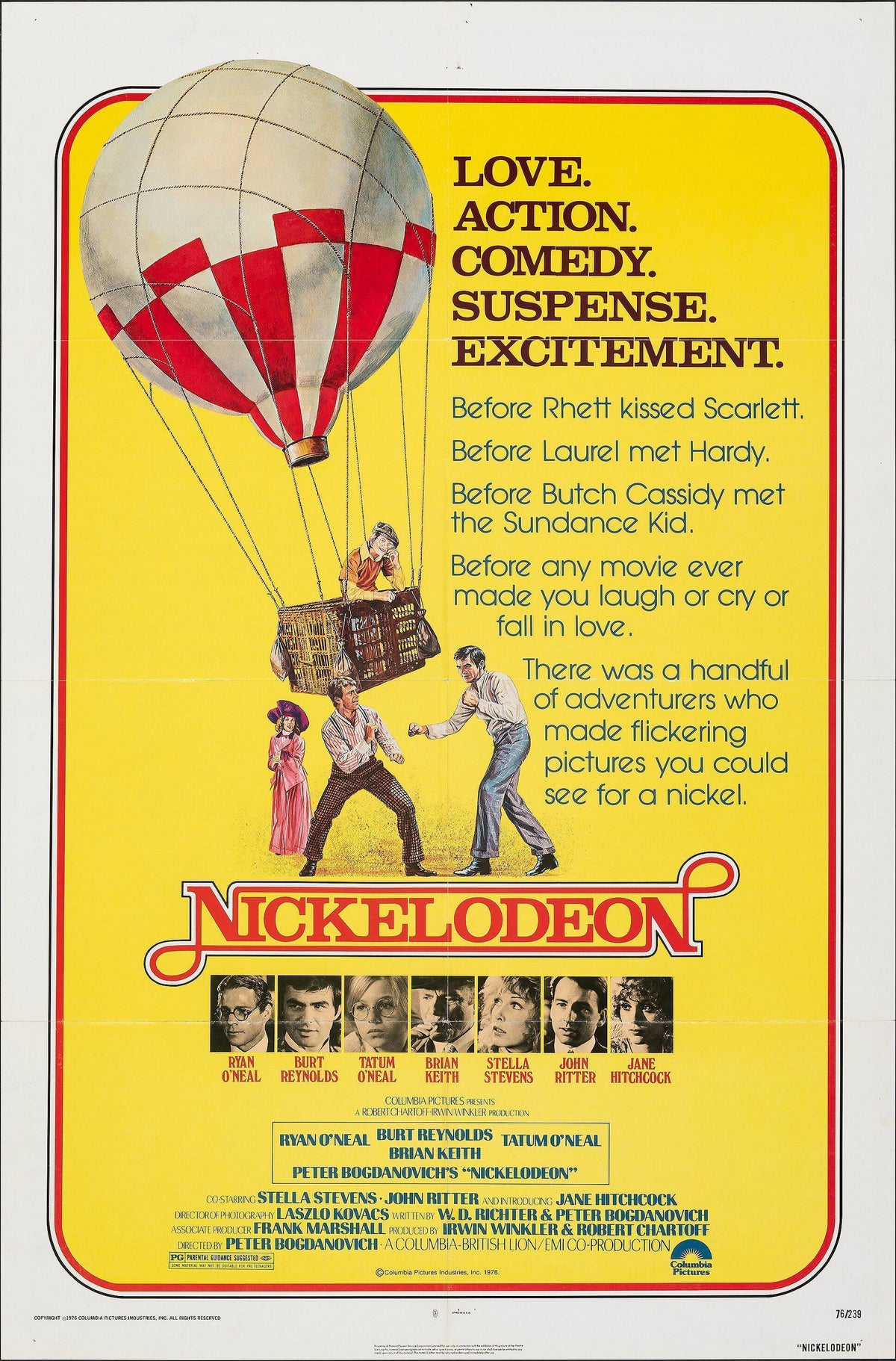 Nickelodeon 1 Sheet (27x41) Original Vintage Movie Poster