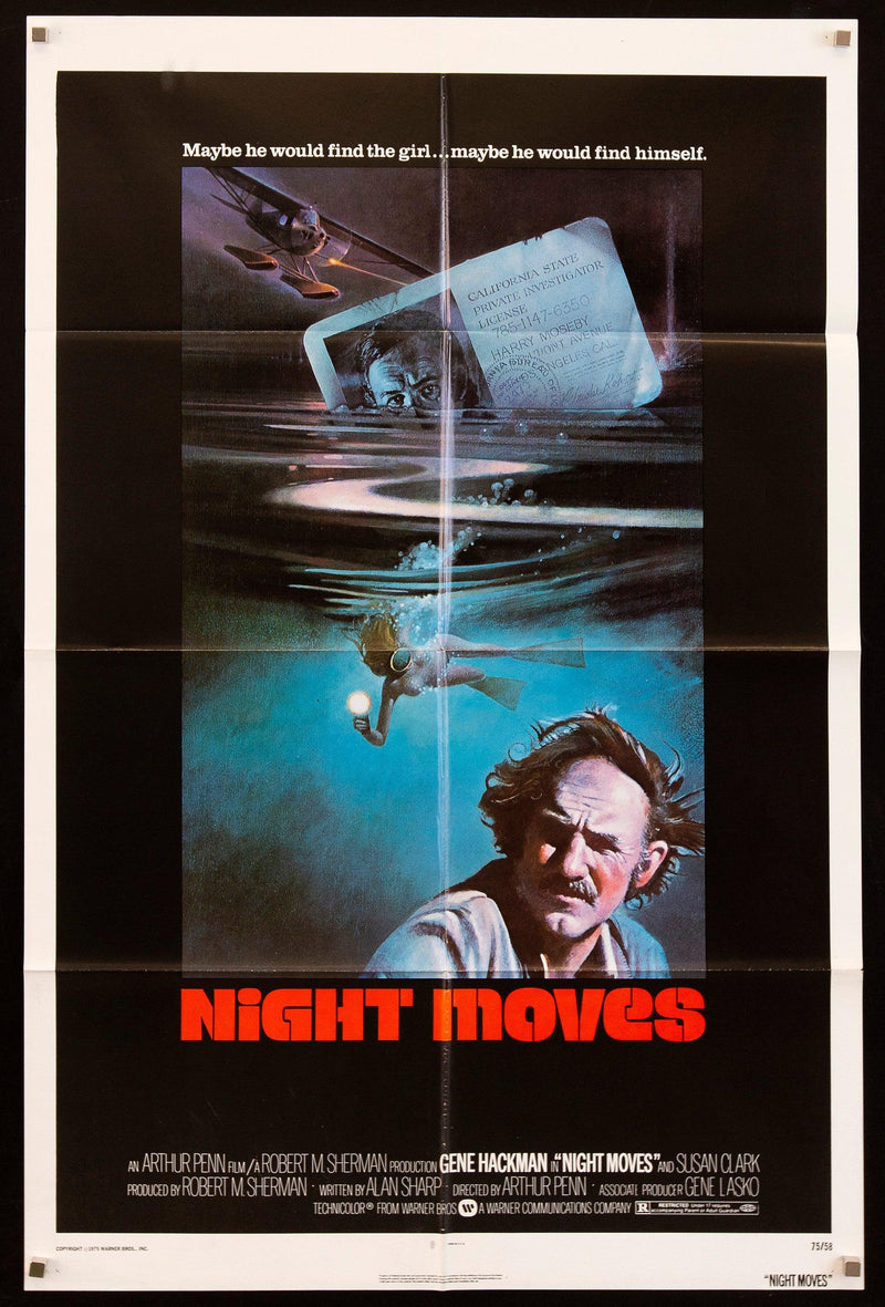 Night Moves 1 Sheet (27x41) Original Vintage Movie Poster