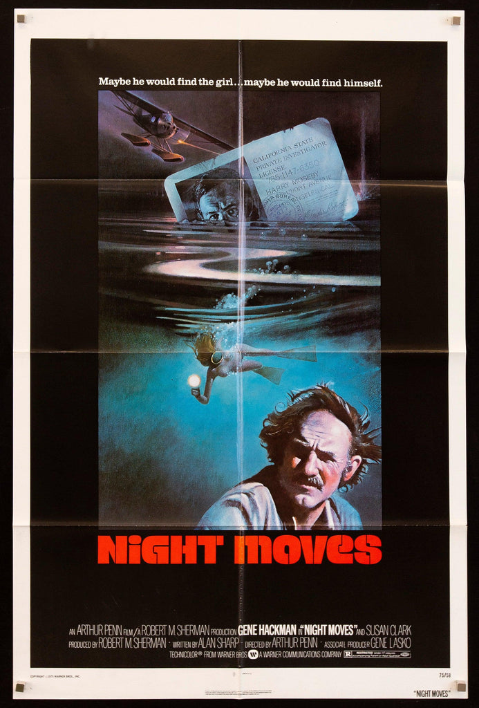 Night Moves Original Vintage Movie Poster