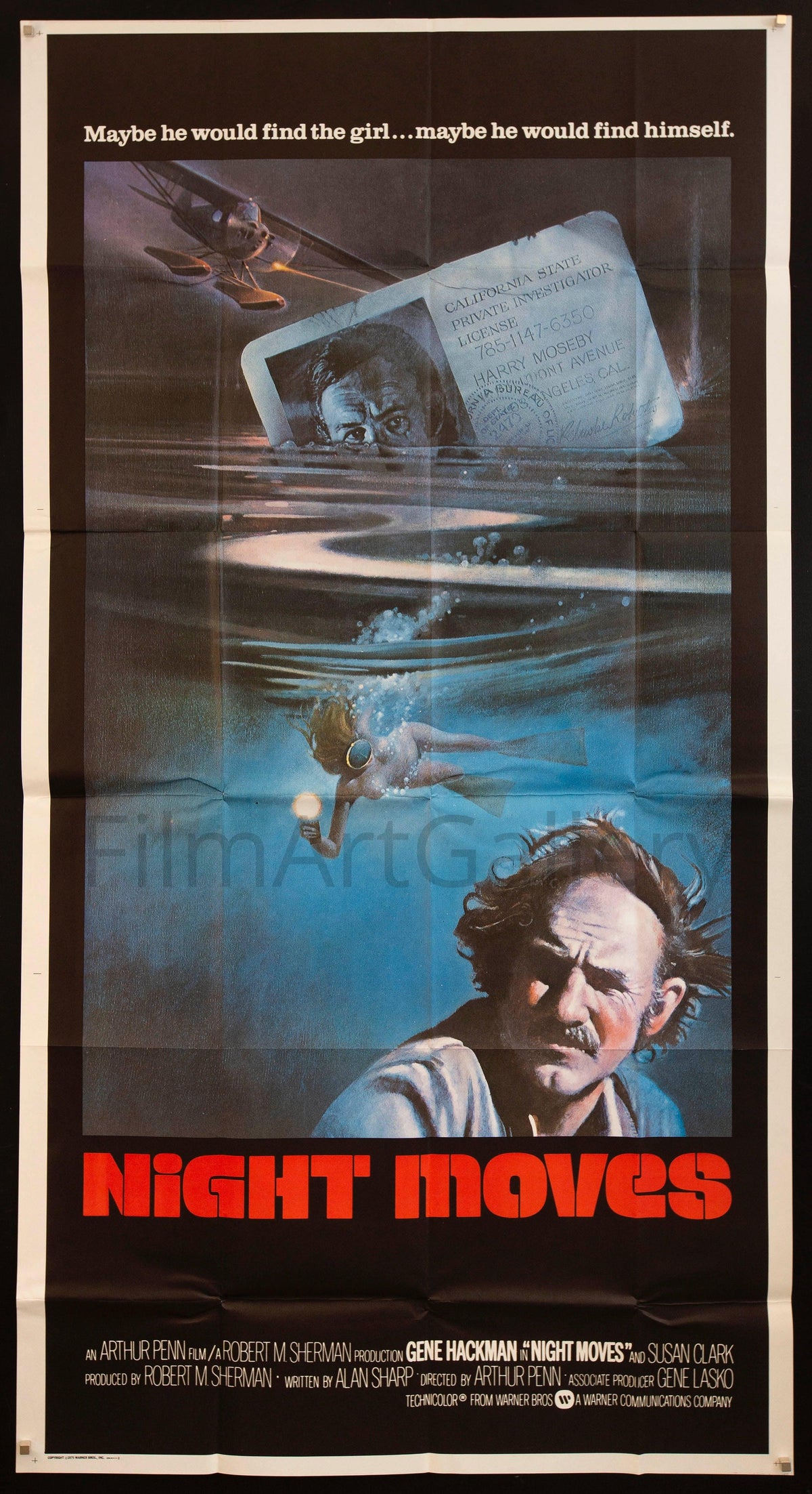 Night Moves Original Vintage Movie Poster