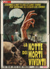 Night of the Living Dead Italian 4 Foglio (55x78) Original Vintage Movie Poster