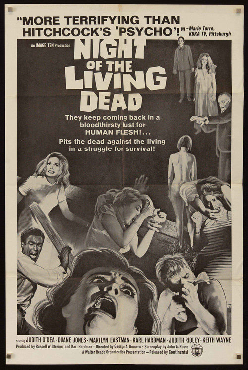 Night of the Living Dead Original Vintage Movie Poster