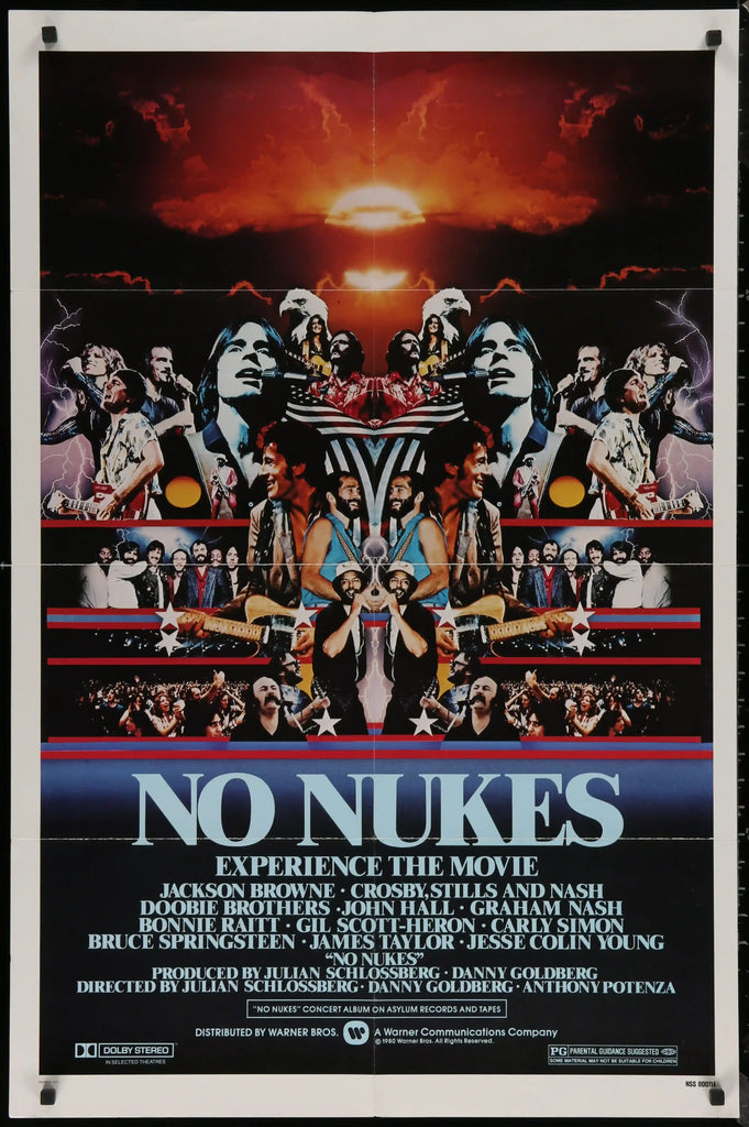 No Nukes Movie Poster 1980 1 Sheet (27x41)