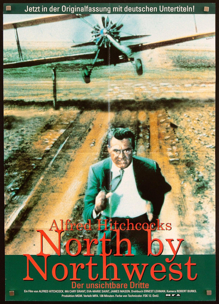 North By Northwest German A1 (23x33) Original Vintage Movie Poster