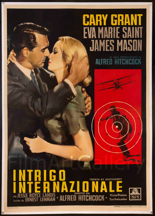North By Northwest Original Vintage Movie Poster