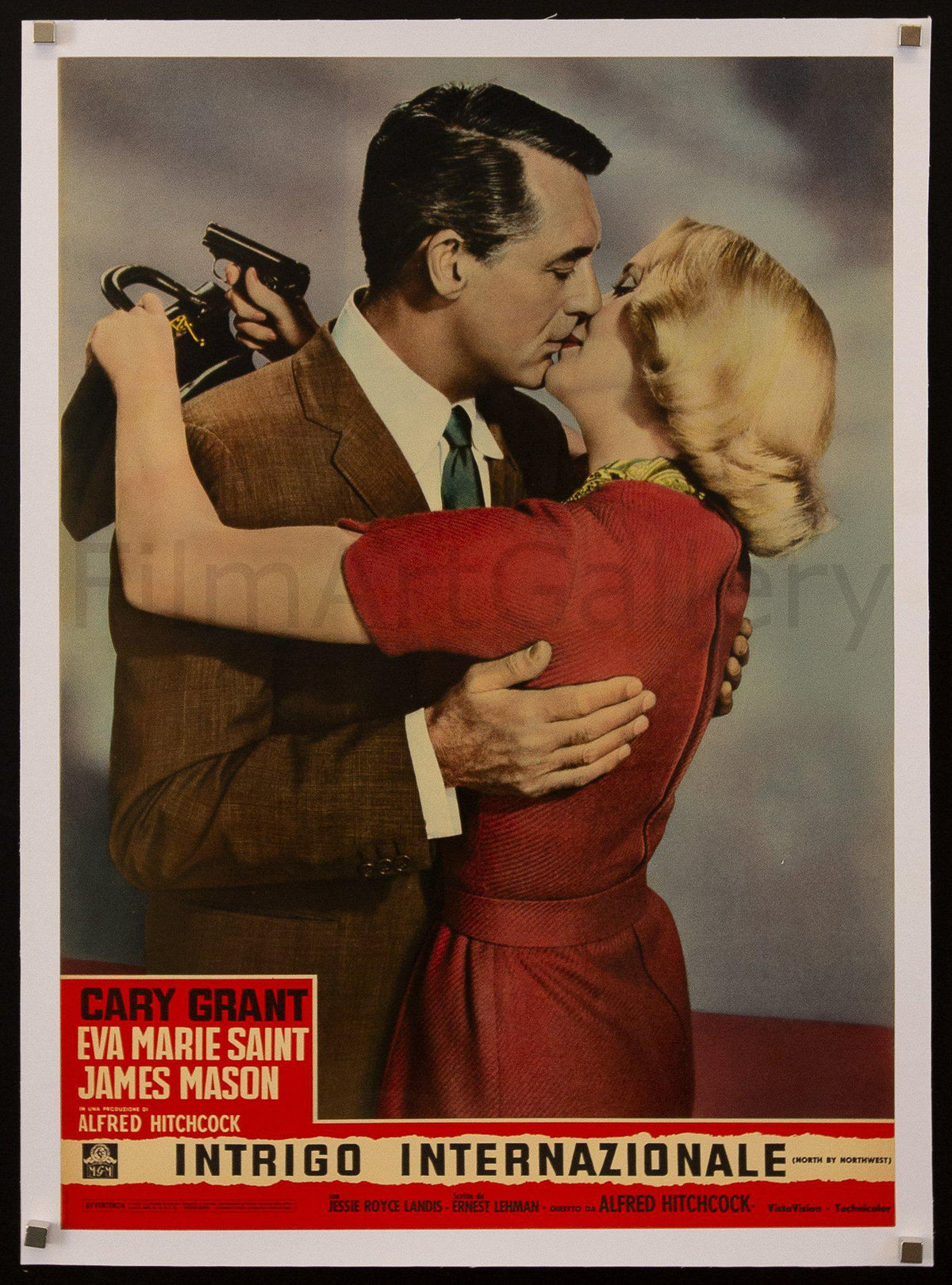 North By Northwest Original Vintage Movie Poster