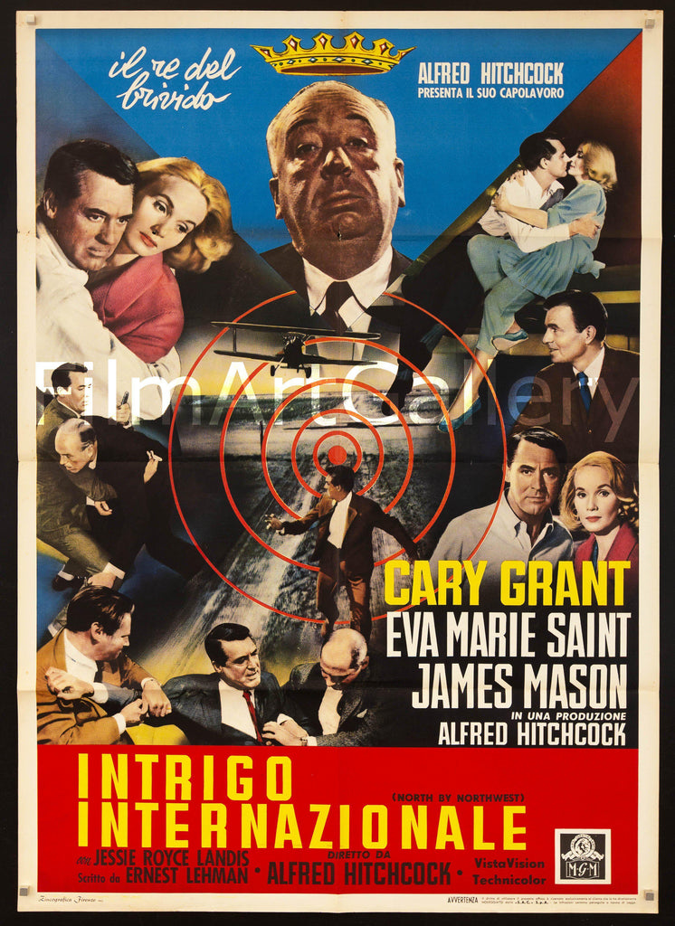 North By Northwest Original Vintage Movie Poster
