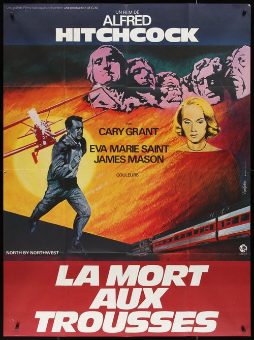 North By Northwest Original Vintage Movie Poster