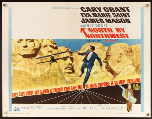 North By Northwest Original Vintage Movie Poster