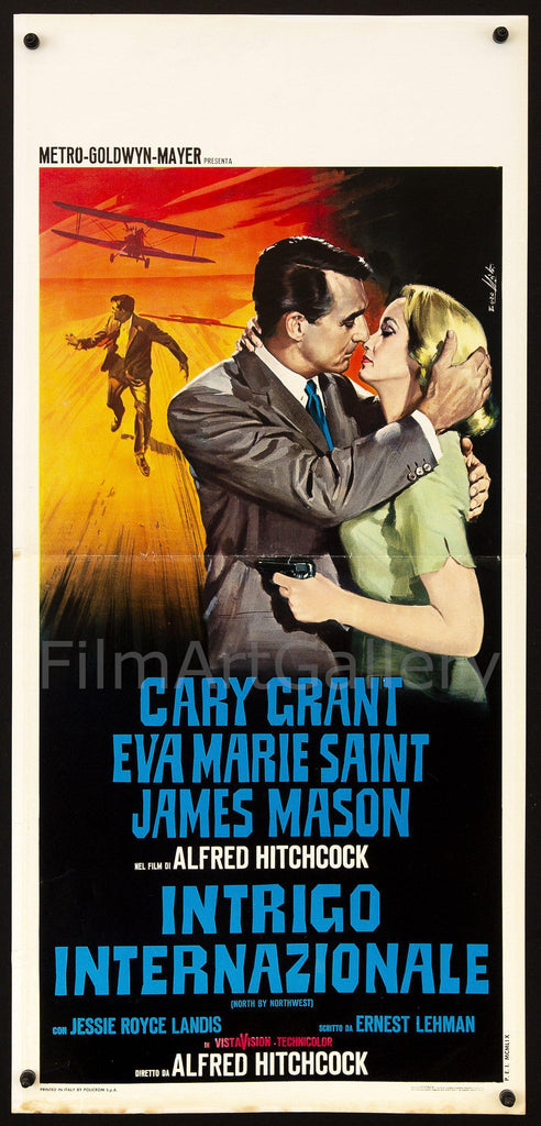 North By Northwest Original Vintage Movie Poster