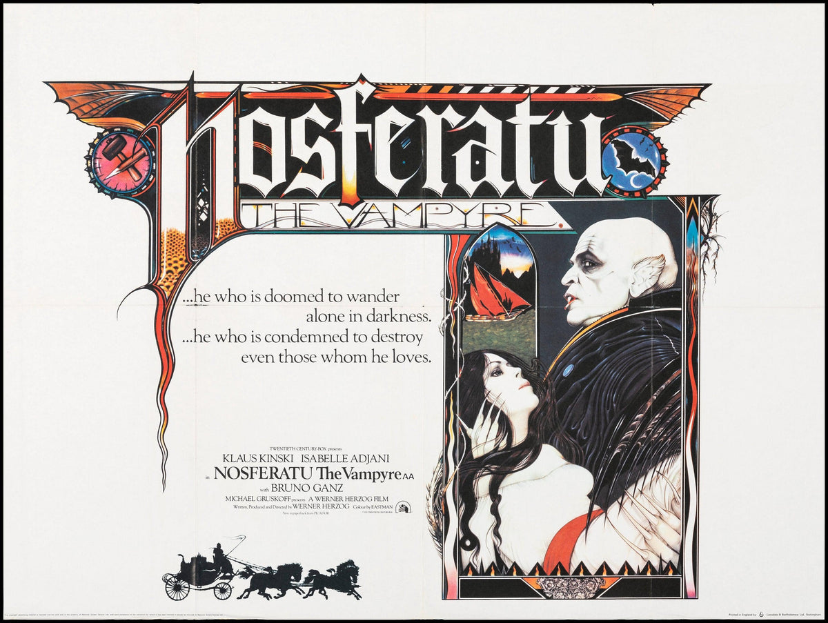 Nosferatu Original Vintage Movie Poster