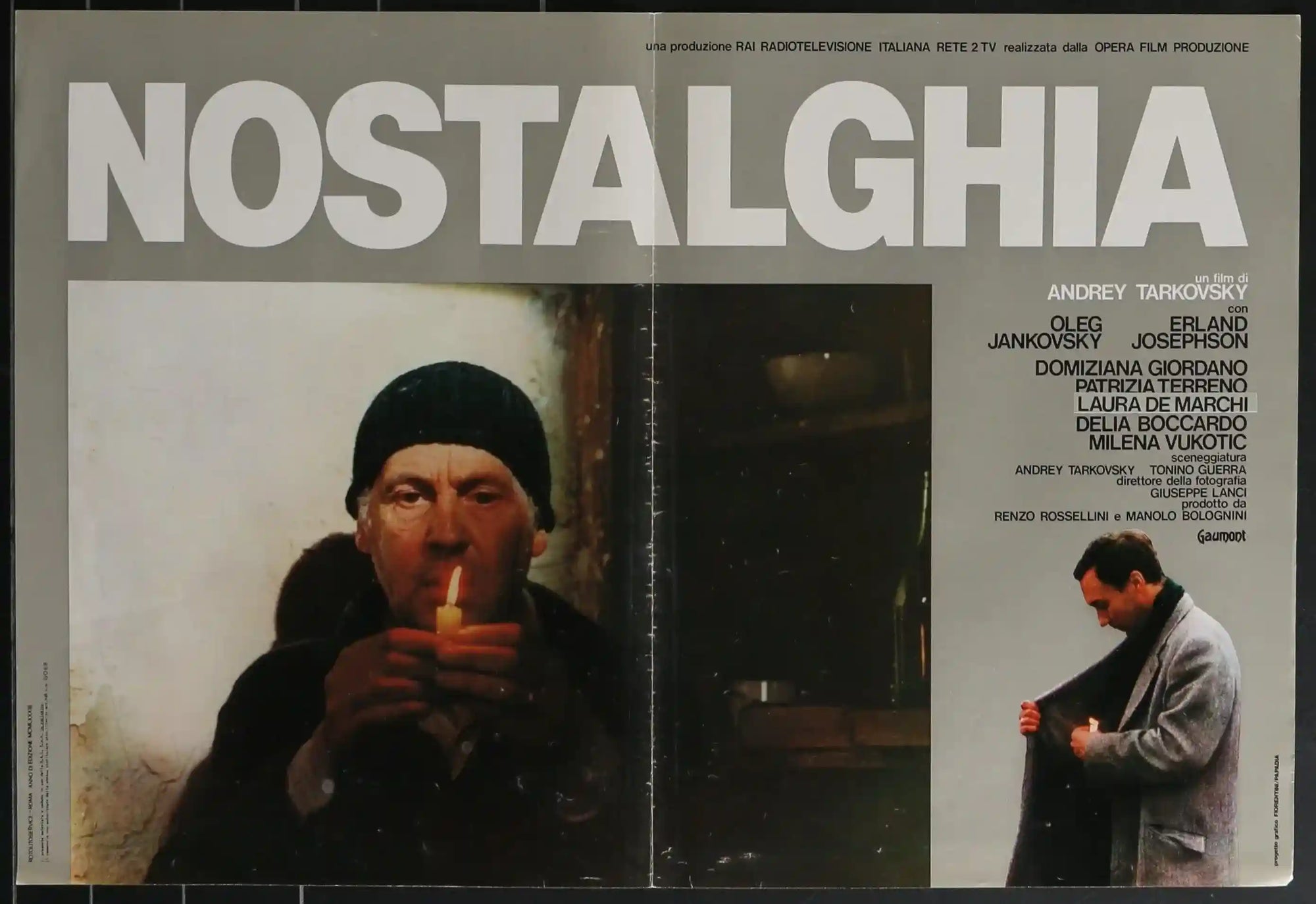 Nostalghia Movie Poster 1983 Italian Photobusta (18x26) Nostalghia Movie Poster 1983 Italian Photobusta (18x26)