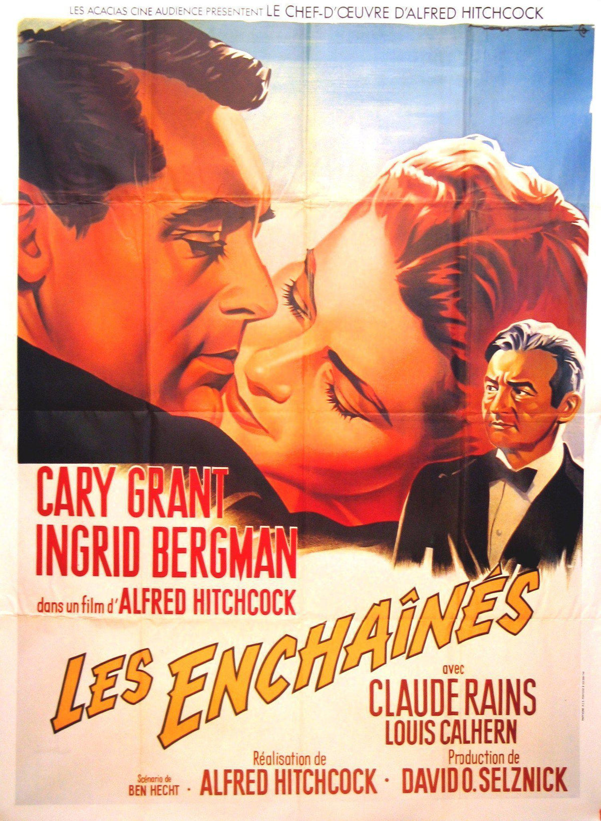 Notorious Original Vintage Movie Poster