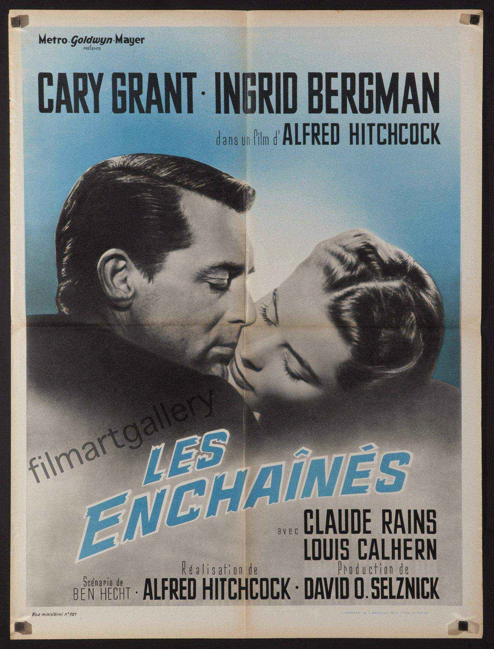 Notorious Original Vintage Movie Poster