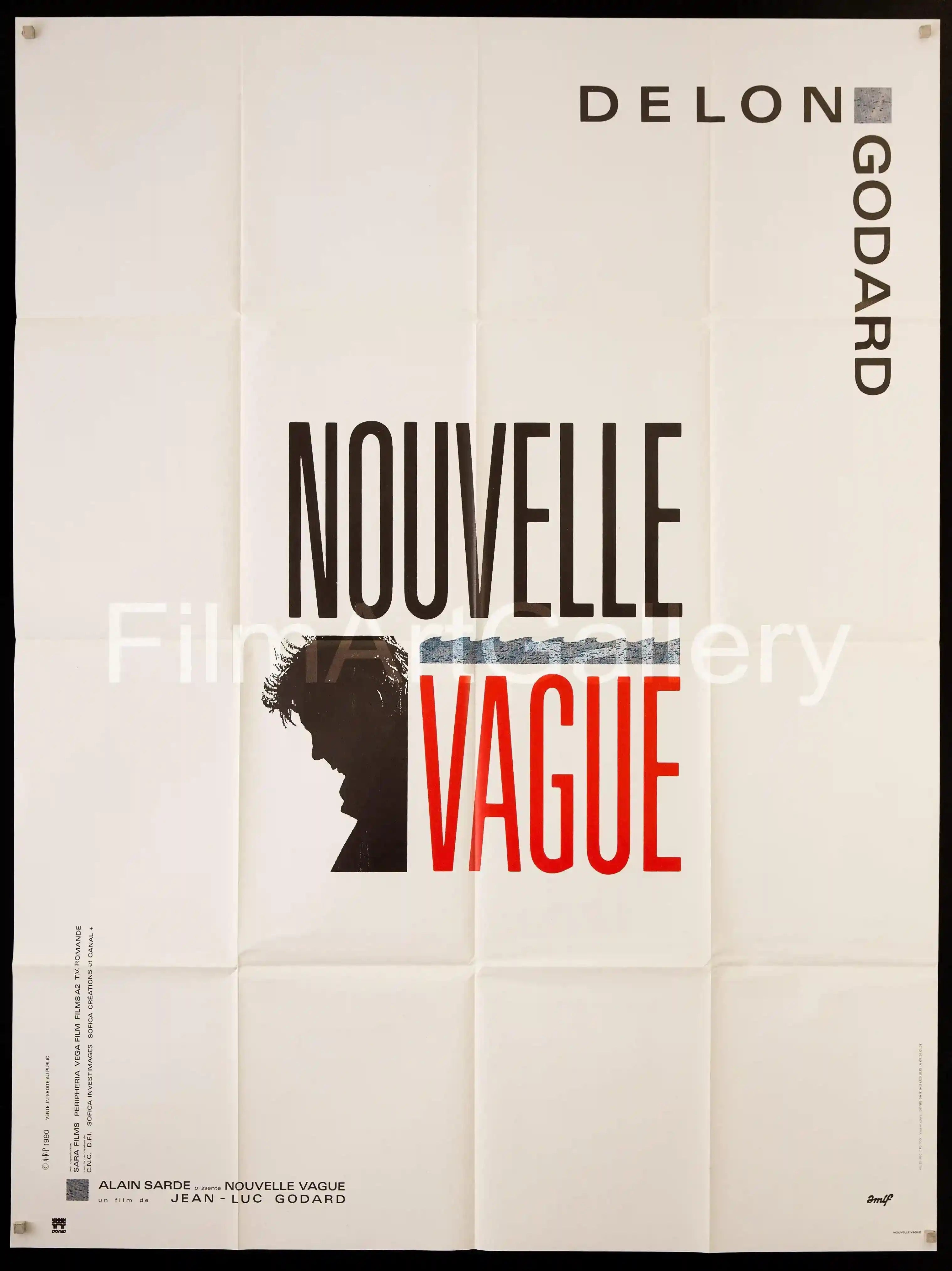Nouvelle Vague Movie Poster 1990 French 1 panel (47x63)