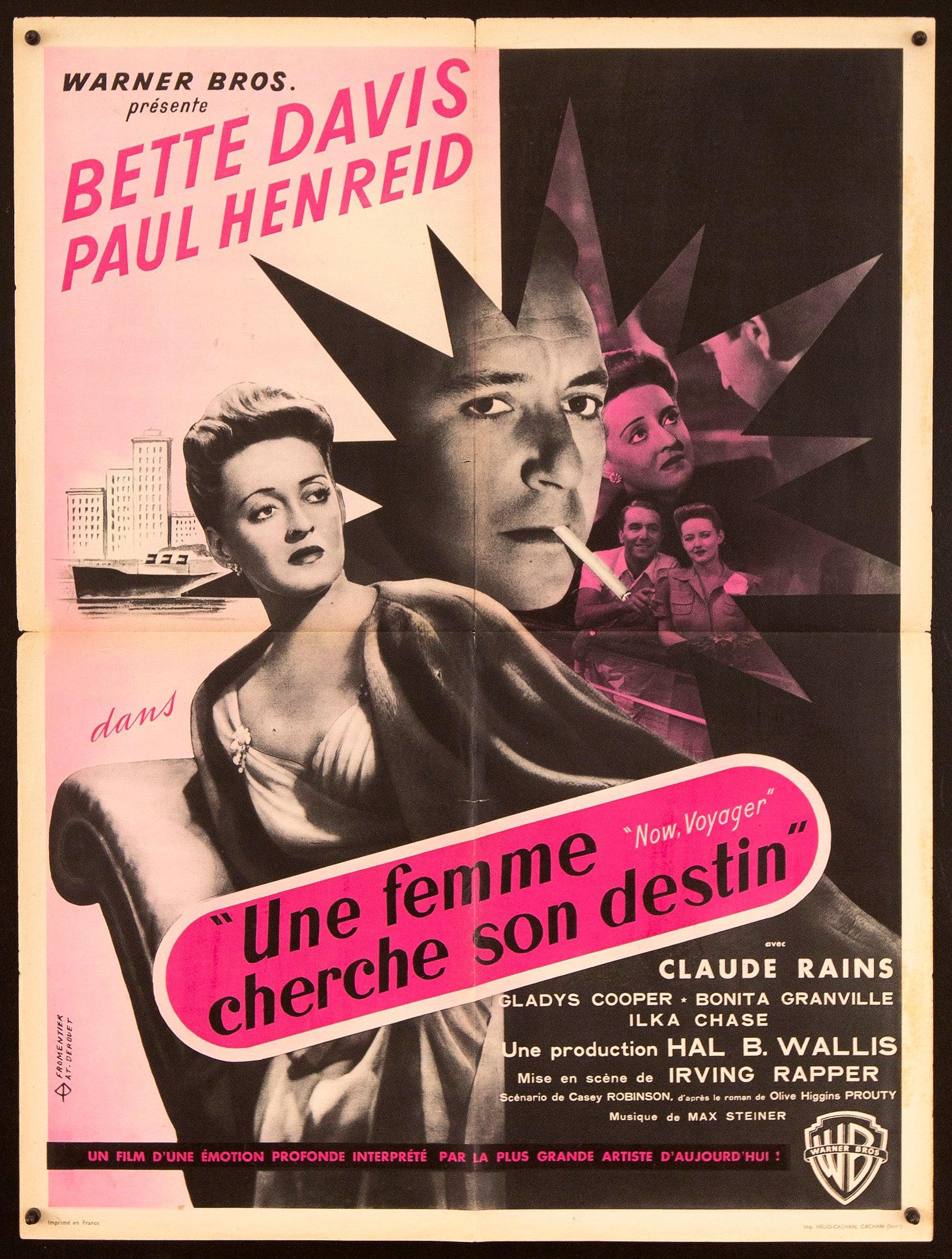 Now Voyager Movie Poster 1947 French Small (23x32)