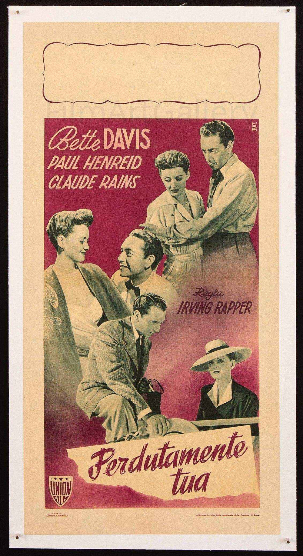 Now Voyager Original Vintage Movie Poster