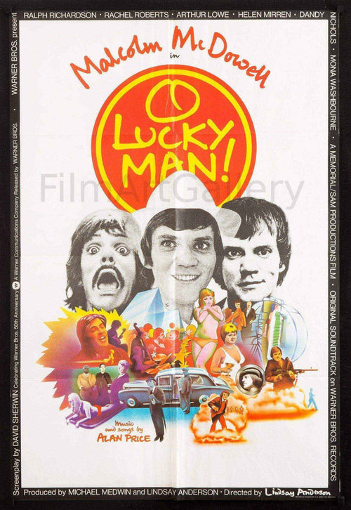 O Lucky Man Original Vintage Movie Poster